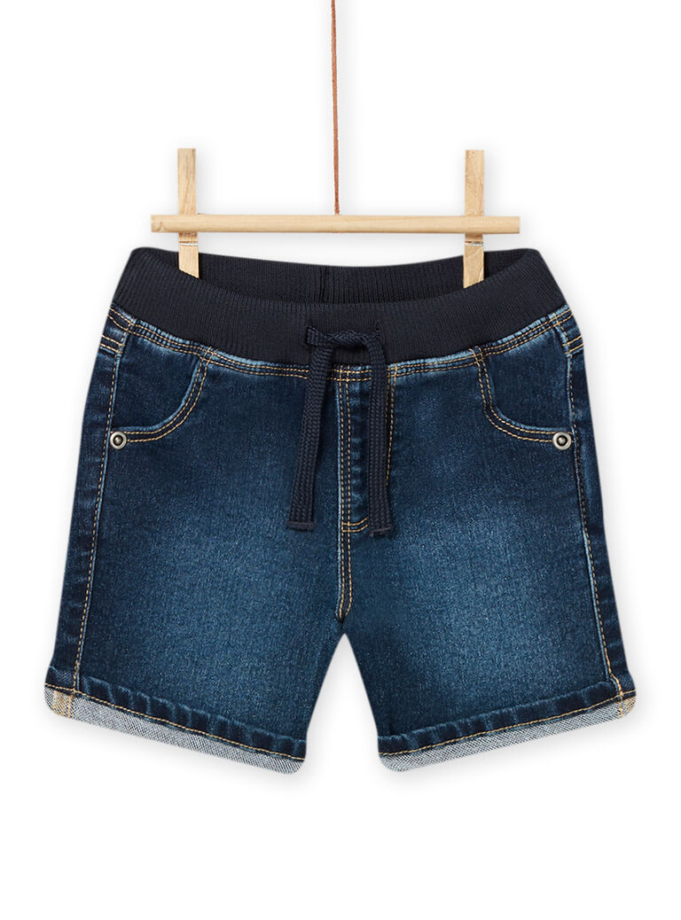 Bermuda denim foncé bébé garçon