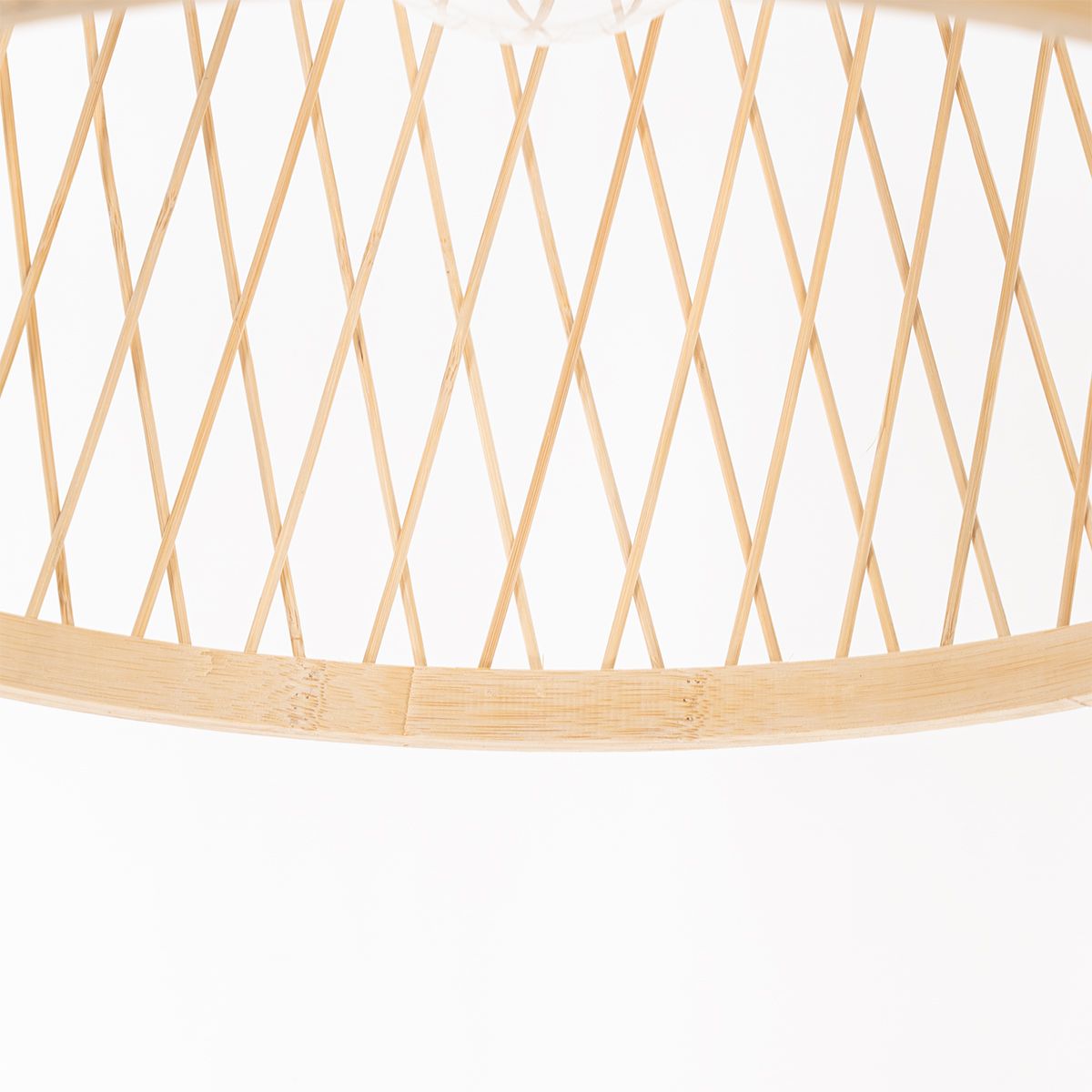 Landelijke buiten hanglamp rotan 40 cm - Calamus
