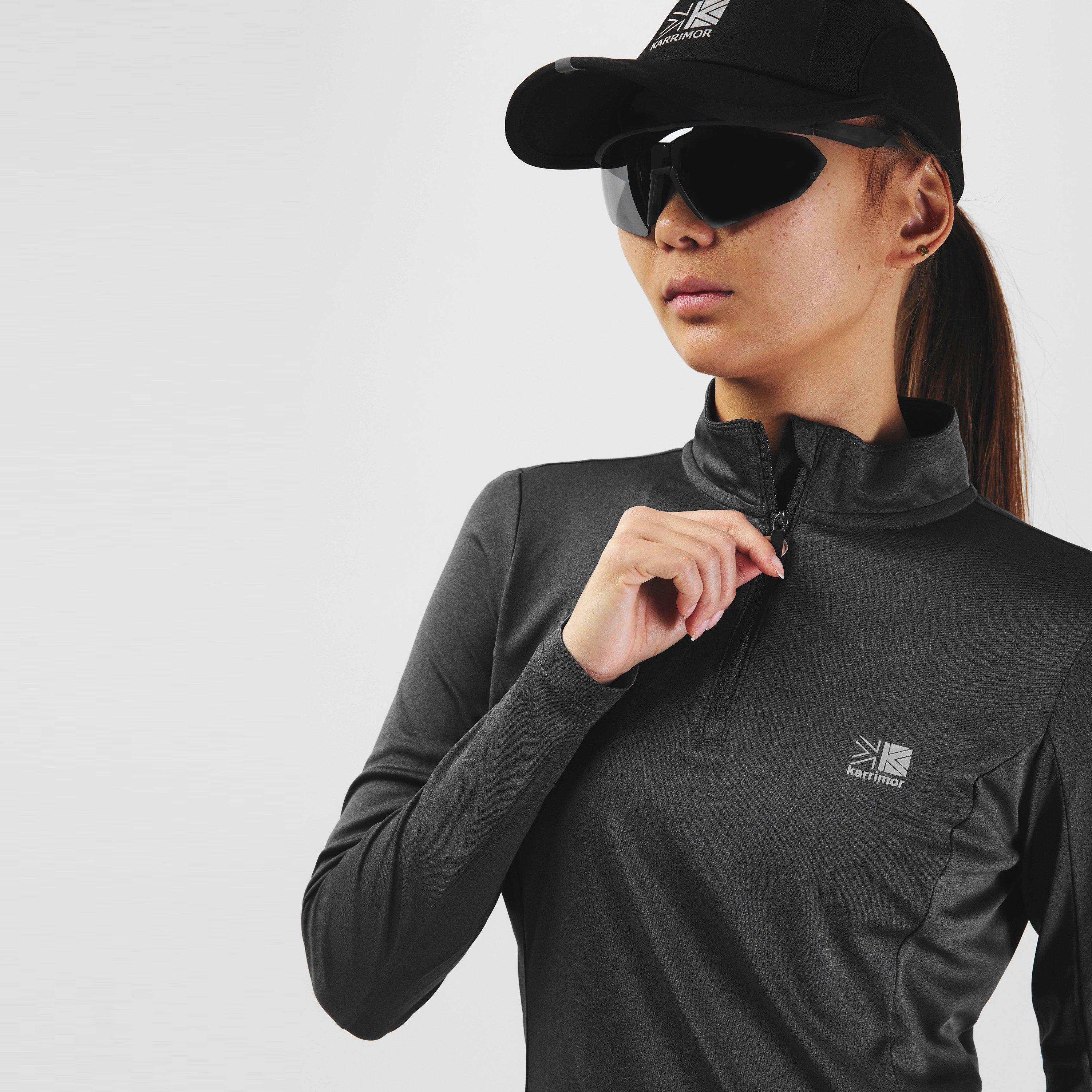 Karrimor LongsleevequarterZip Top Ladies