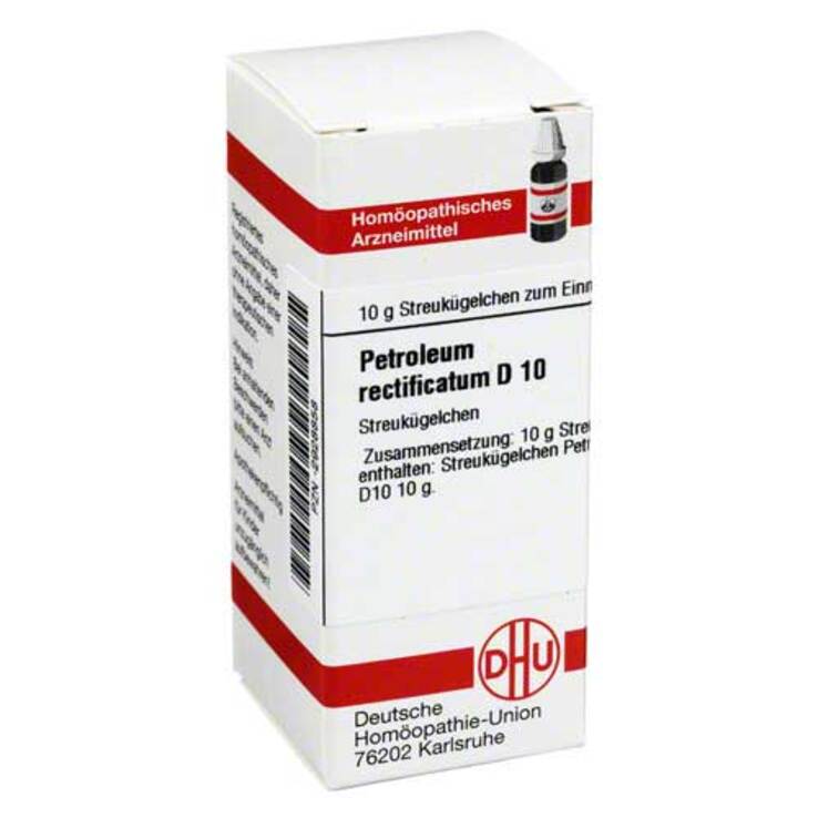 DHU Petroleum rectificatum D 10 Globuli, 10 g