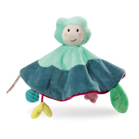 NICI My First NICI Zweiseitiges Schmusetuch Fliegenpilz Maila & Wolkenmann Kobi