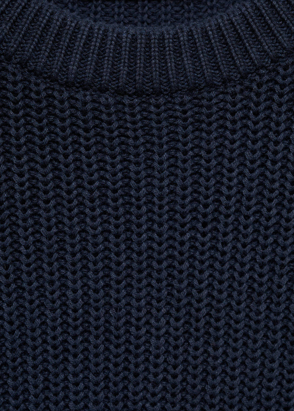 MANGO TEEN pullover donkerblauw gebreid
