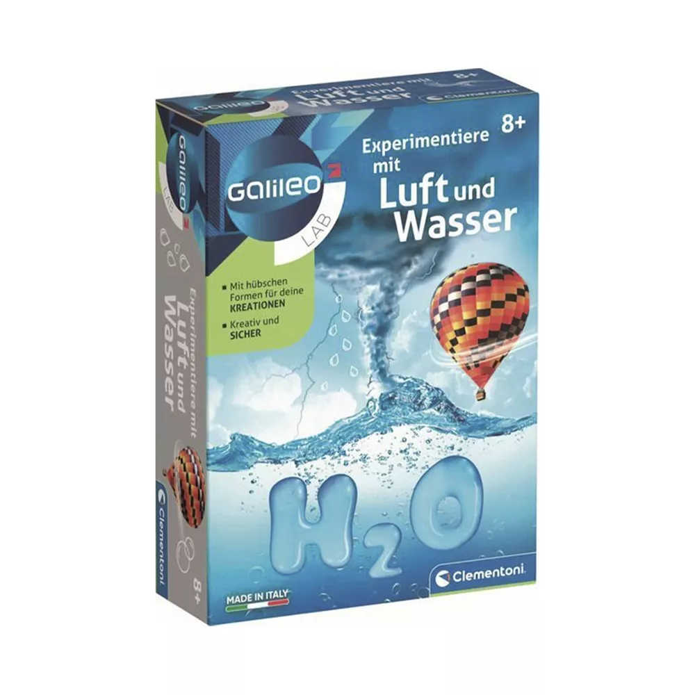 Clementoni Galileo Experimentiere mit Luft und Wasser