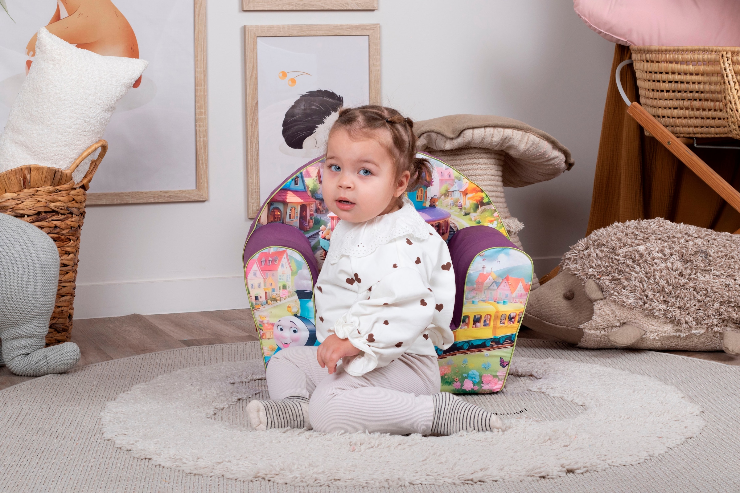 Knorrtoys® Sessel »Happy train« für Kinder; Made in Europe
