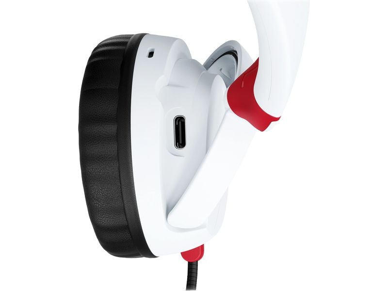 HyperX Headset Cloud Mini Wireless Weiss Kabelloses Kinder-Gaming-Headset für PC und Spielkonsolen
