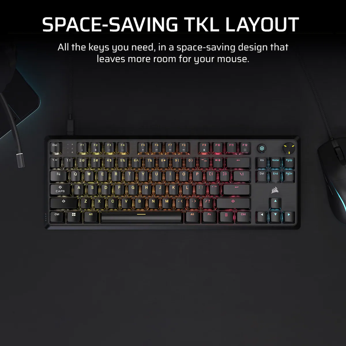 Corsair K70 Core TKL RGB gaming-tastatur