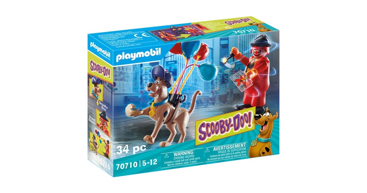 PLAYMOBILSCOOBY-DOO! - Avontuur met Ghost Clown Constructiespeelgoed  (70710)
