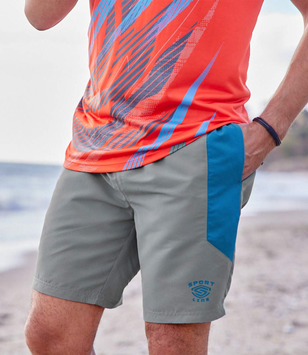 Lot de 2 Shorts Microfibre Sport Line
