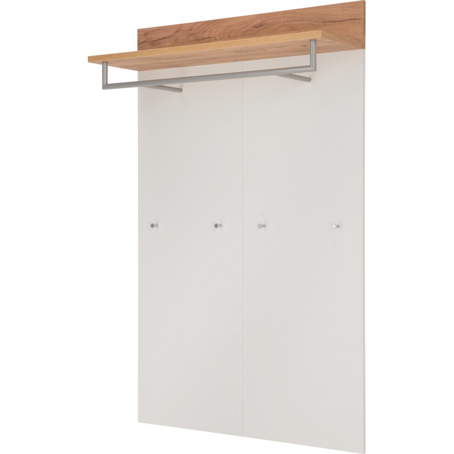 Garderobenbank Topix Dekor weiss/Eiche 96 x 51 x 40 cm