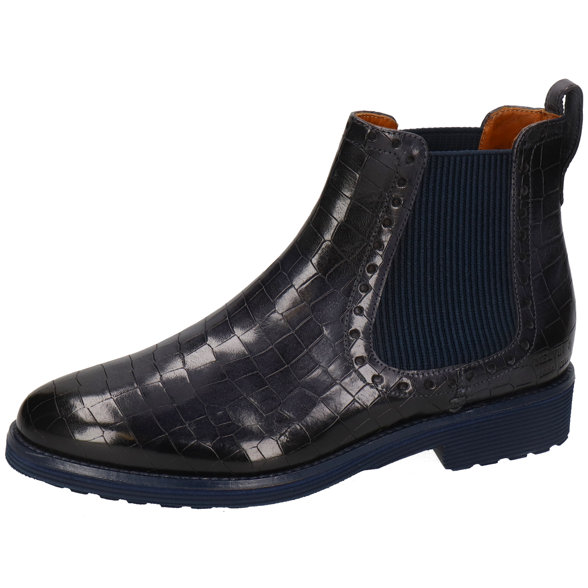 SELINA 42 - Bottines à talon plat | Bleu