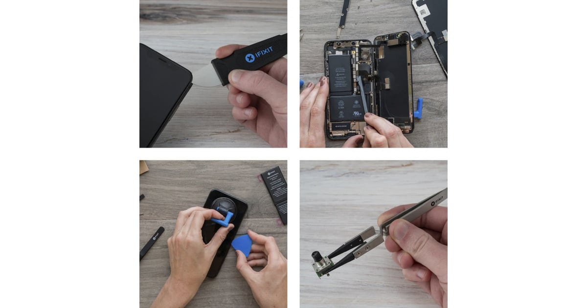 iFixitPro Tech Toolkit gereedschapsset  (Zwart/blauw)