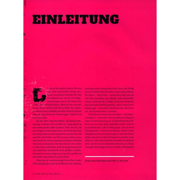 Hannibal Verlag P!nk - Raise Your Glass