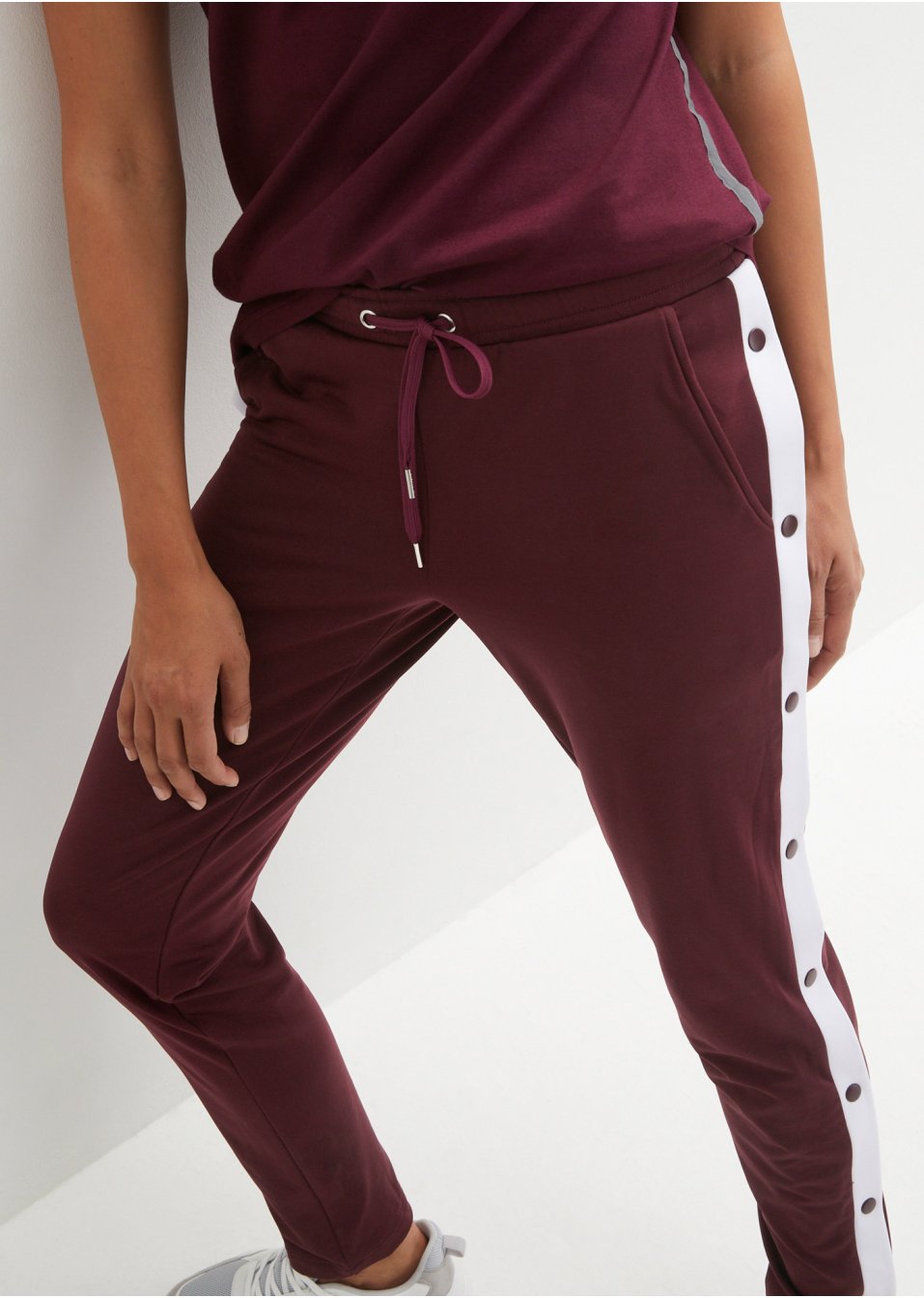 Pantalon de jogging avec boutons-pression