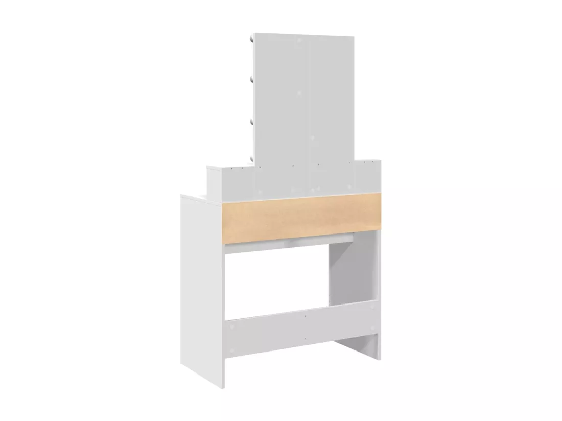 Coiffeuse avec LED blanc 80x41x144,5 cm