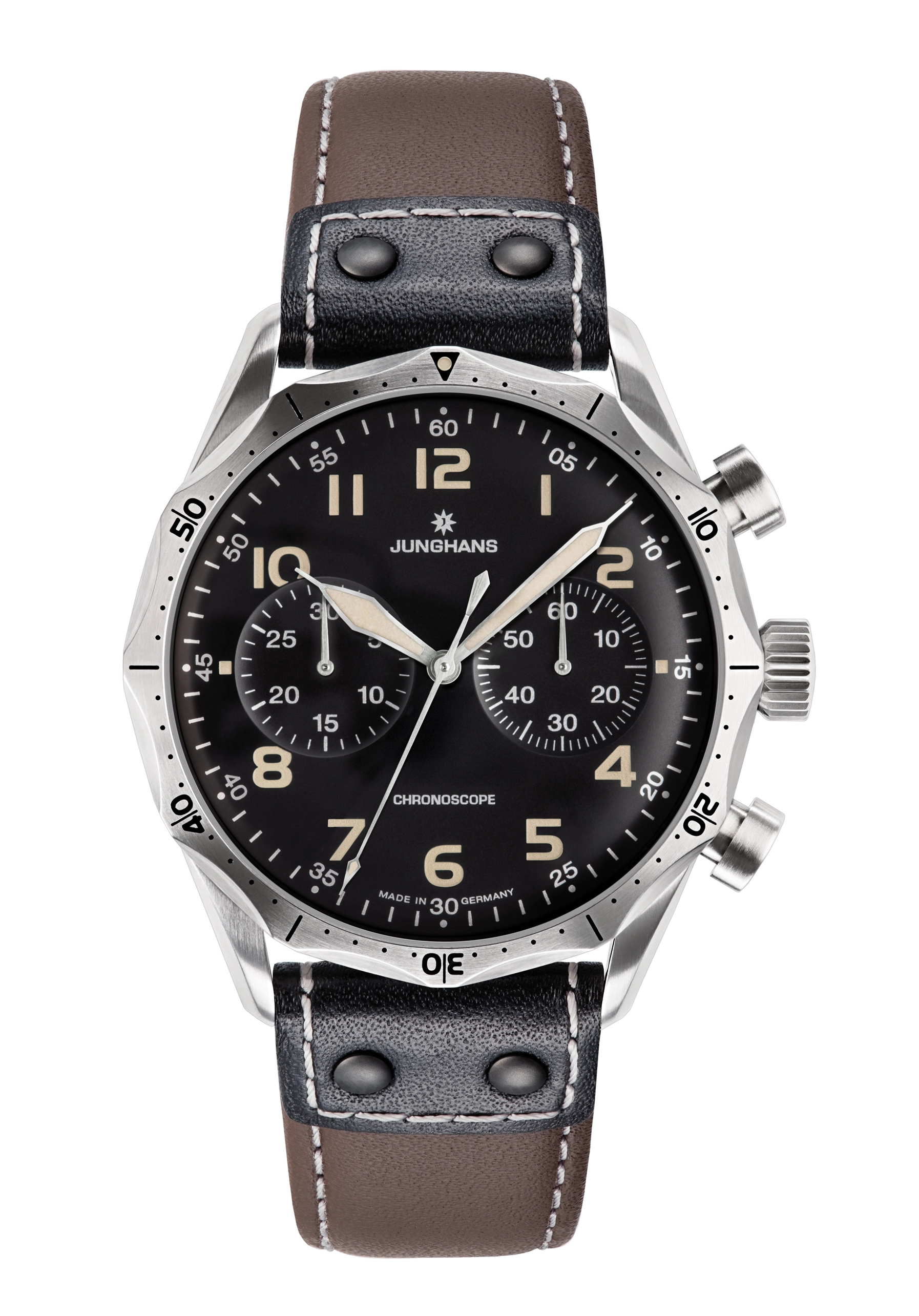 Junghans Meister Pilot Automatikuhr Braun 027/3591.00