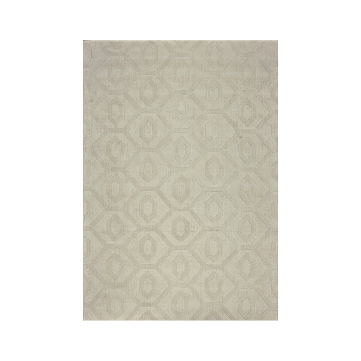 Geometrisch vloerkleed - Hermine Ivoor