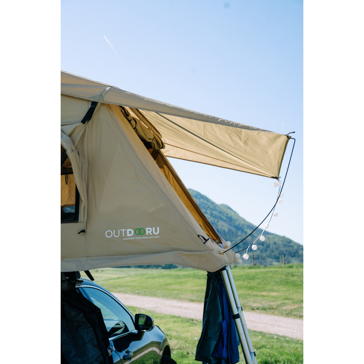 OutdoorU Expedition 3 Pers daktent incl. ladder& hoes - Grey