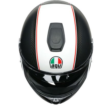 Casque AGV SPORTMODULAR - COVER - Carbone / Blanc