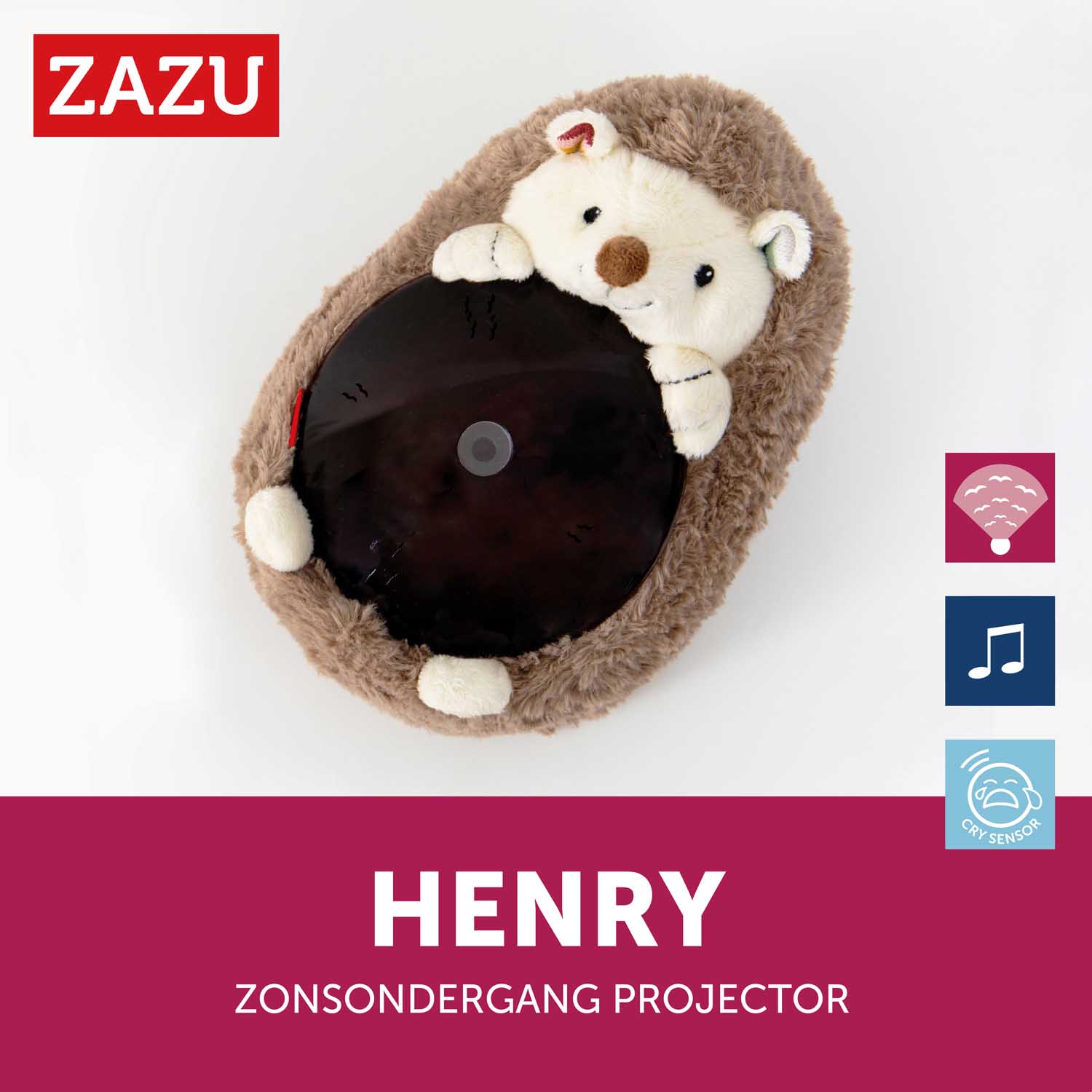 Zazu projector Henry de Egel bruin