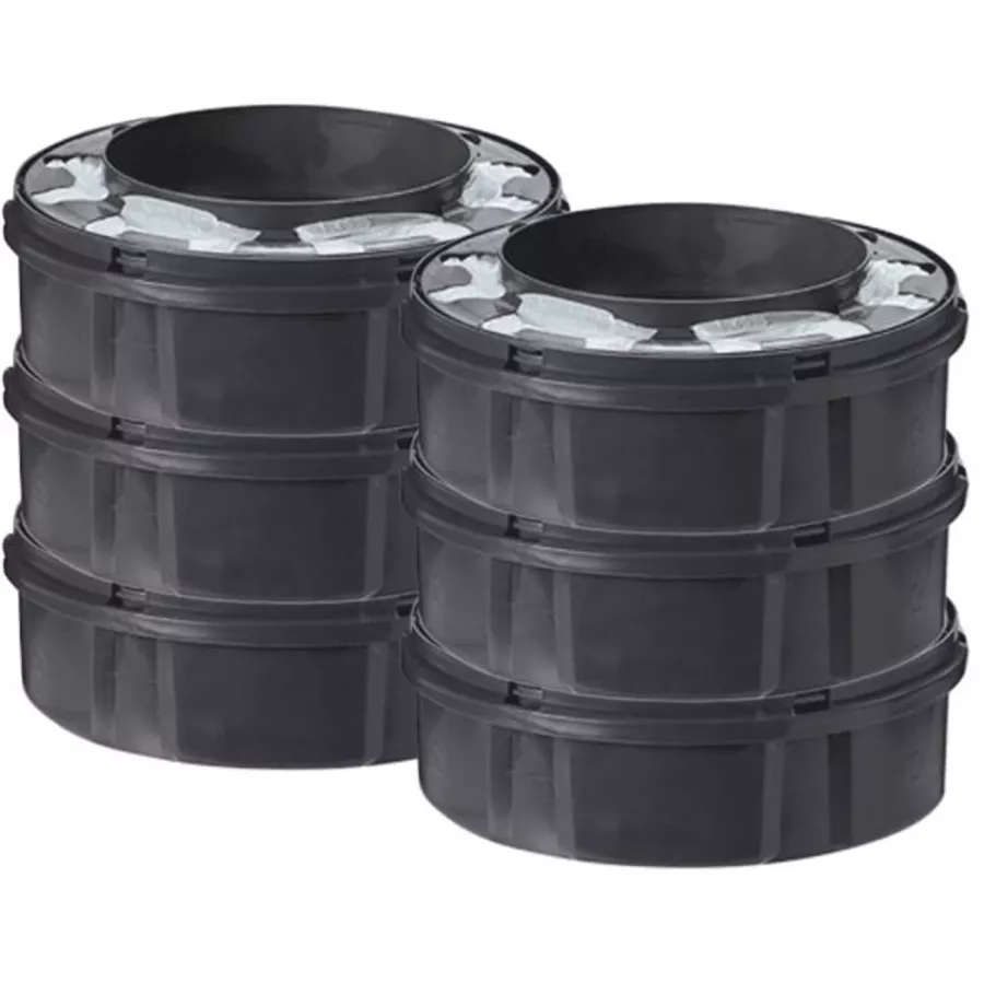 Tommee Tippee Nachfüllkassette für Twist & Click Advanced Windeleimer 6er Set