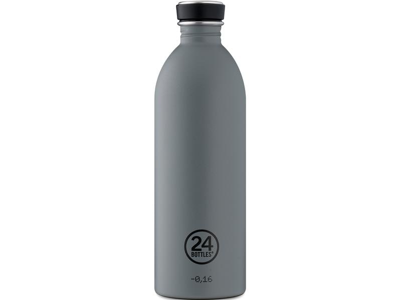 24Bottles Trinkflasche Urban 1000 ml, Formal Grey Trinkflasche aus rostfreiem Edelstahl