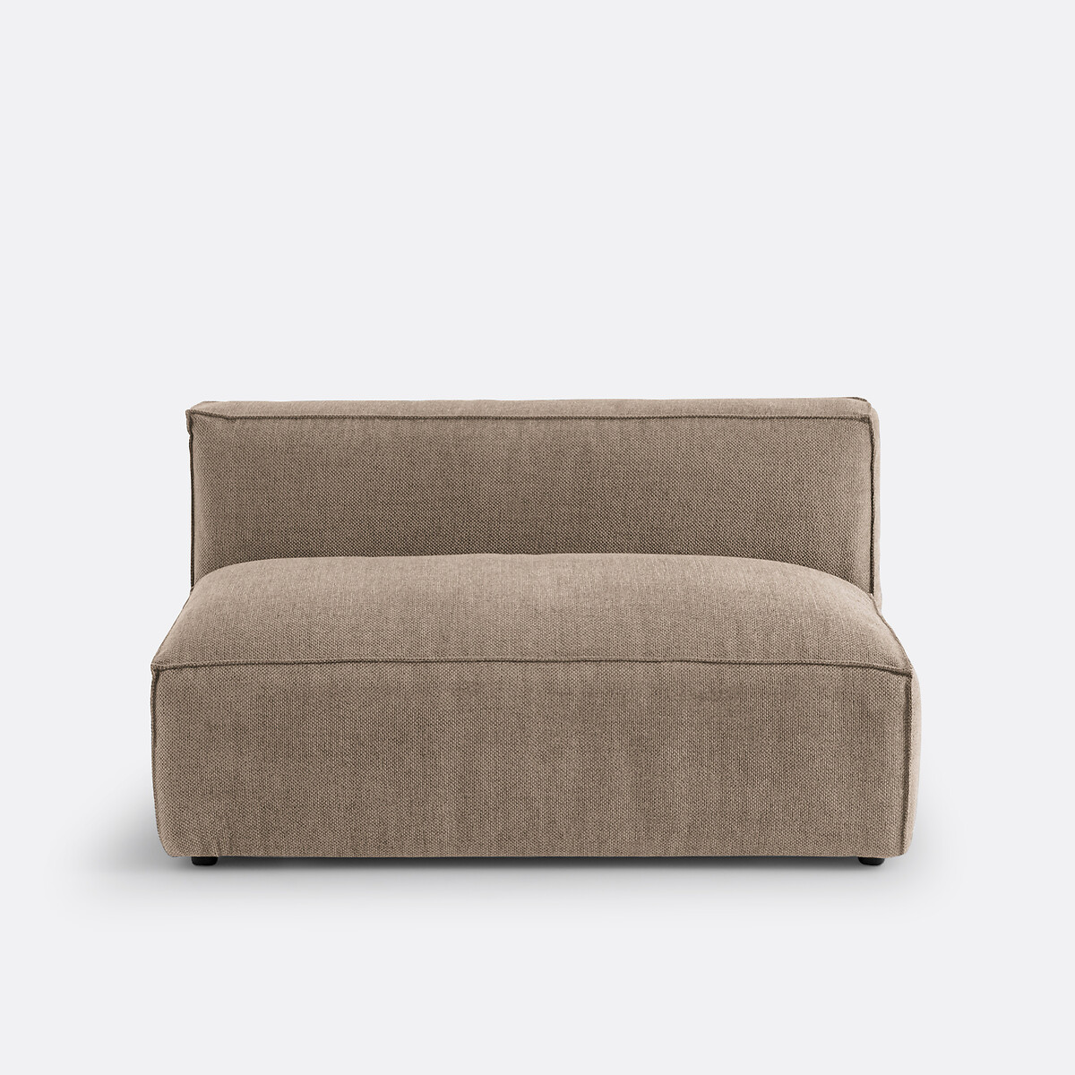 LA REDOUTE INTERIEURS<br>Sofá modular de 2 lugares em tecido texturizado, Seven