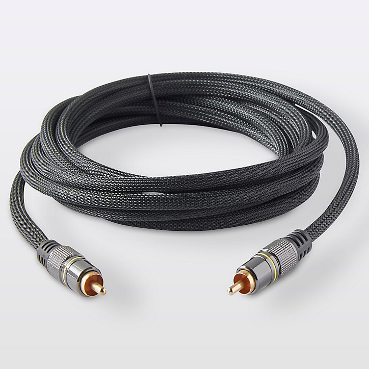 Cordon audio RCA Mâle / Mâle Blyss Or, 3 m