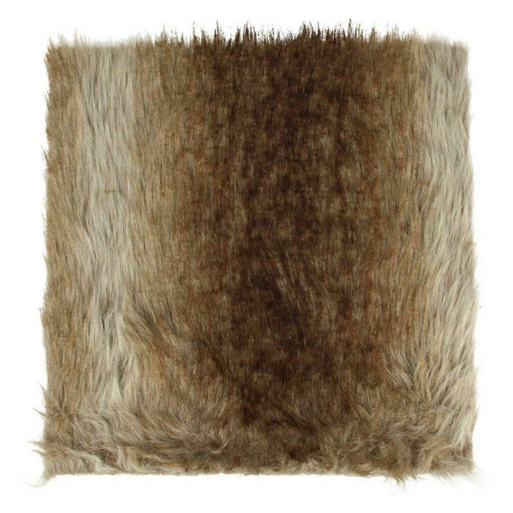 Fausse fourrure grise 29 x 29 cm