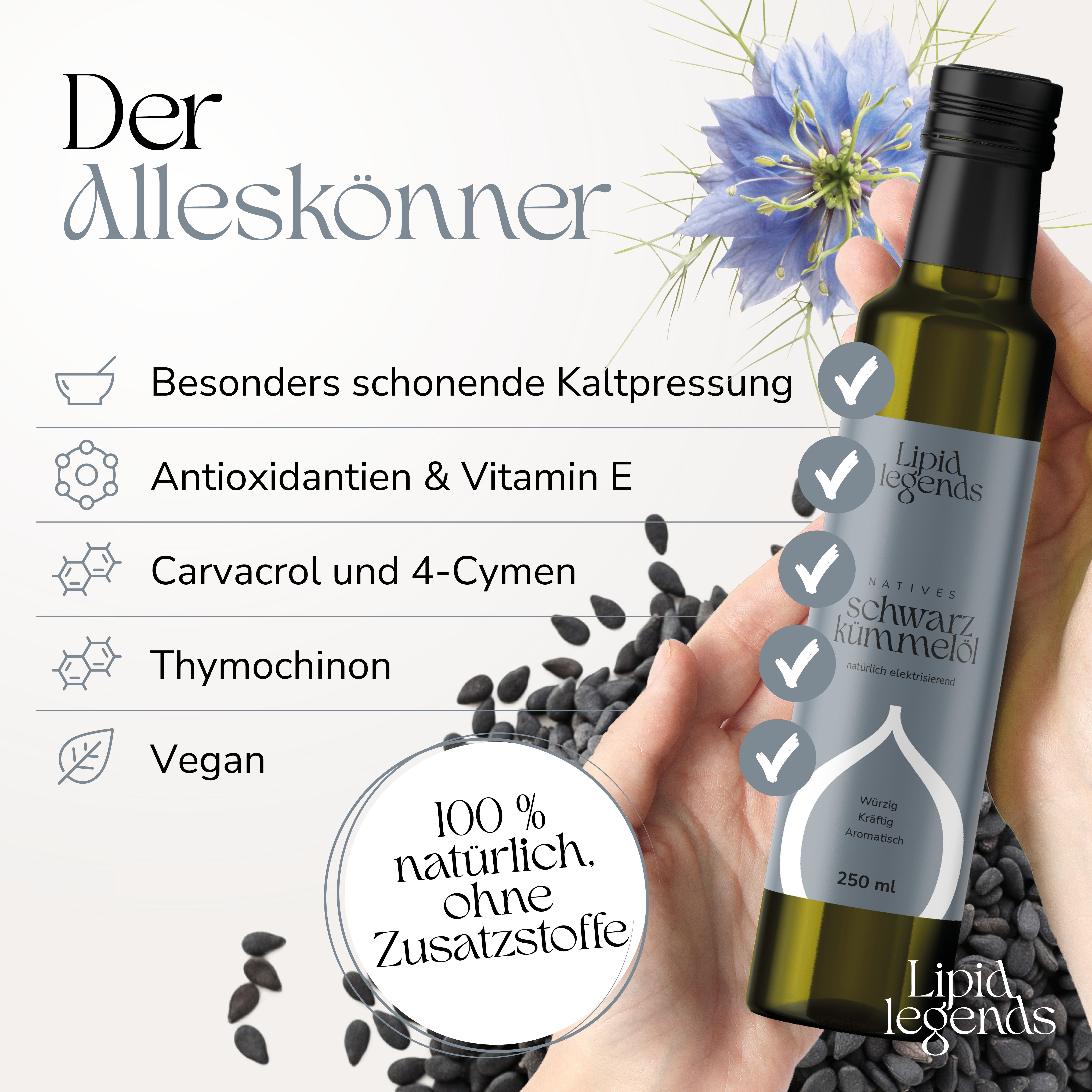 LIPID LEGENDS Schwarzkümmelöl