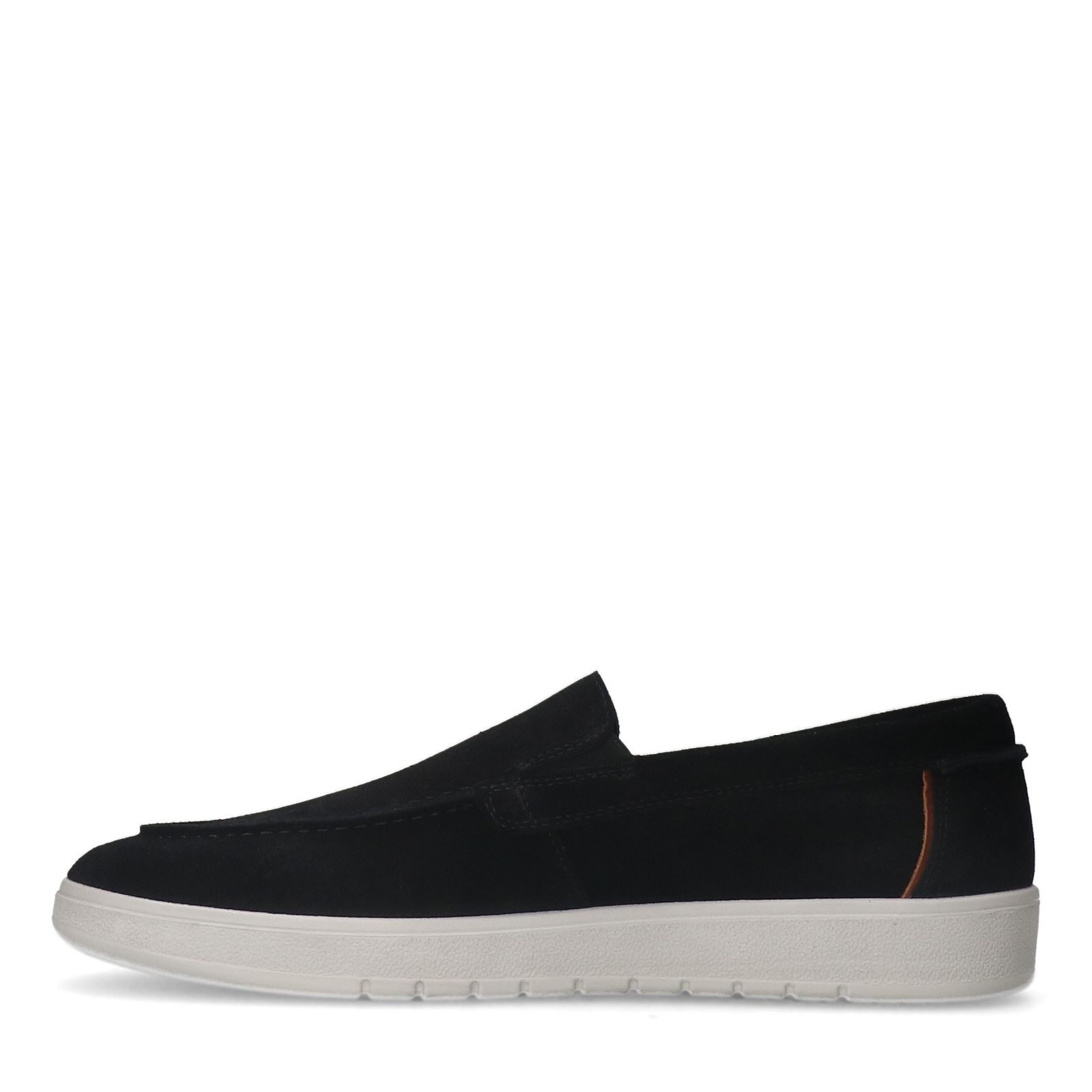 Zwarte suède loafers