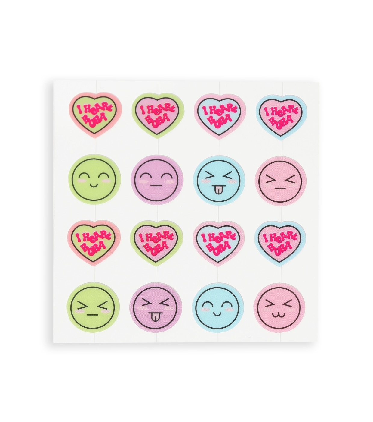 I Heart Revolution - *I Heart Boba* - Adesivos anti-manchas Blemish Boba - Extrato de chá Matcha