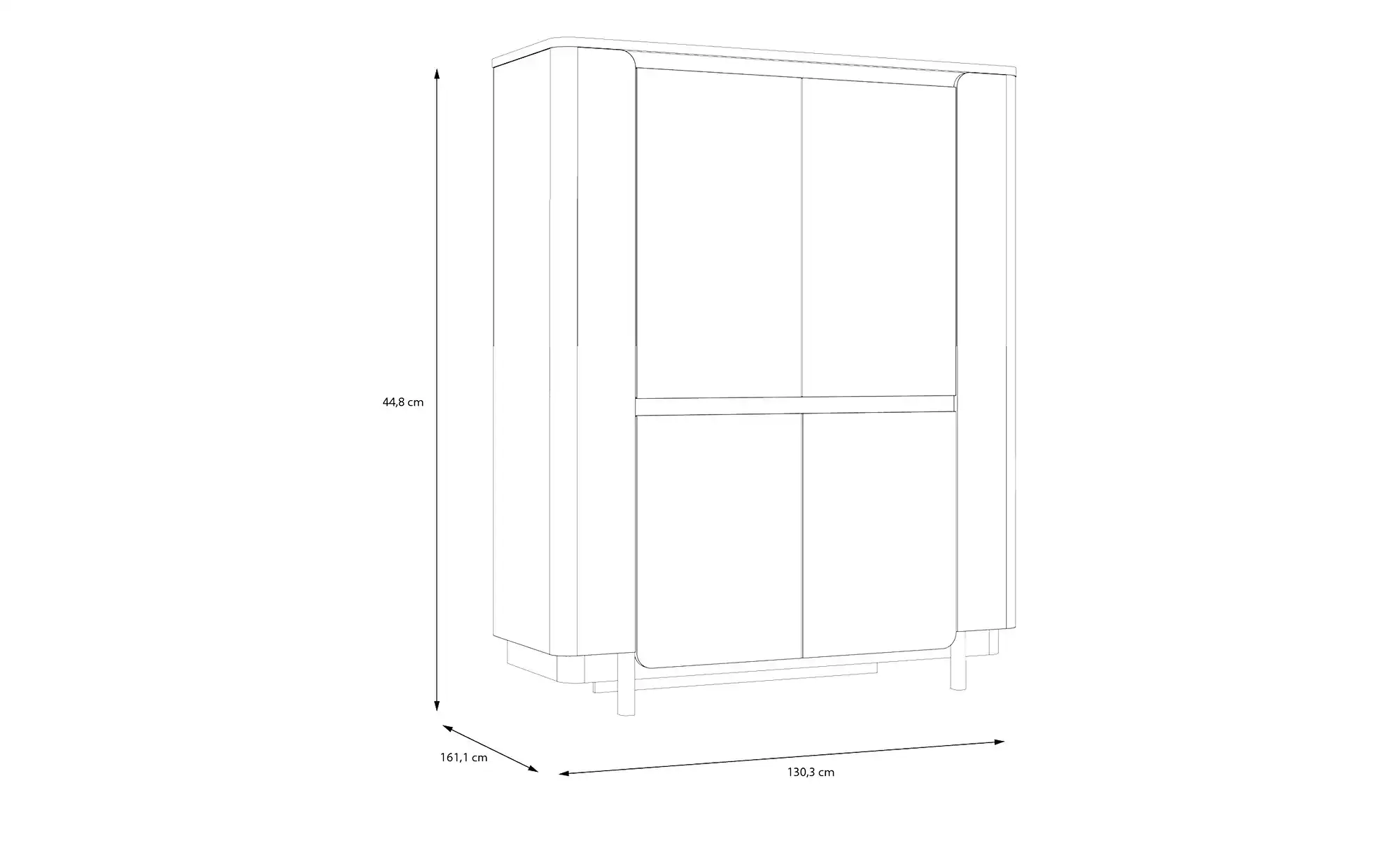 Highboard Softclose Santori
