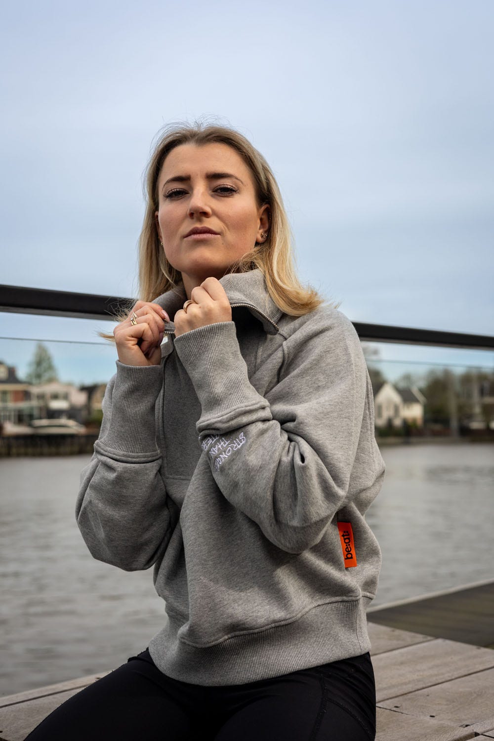 be:at:  Fenny Half Zip Sweater