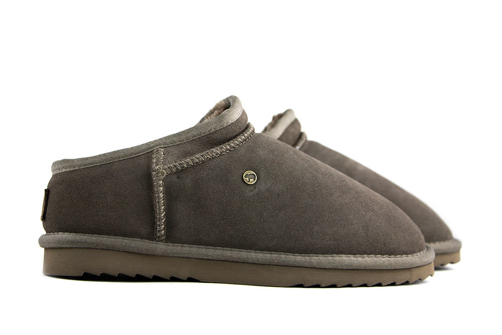 Warmbat Pantoffels Grijs Conner Pebble Suede