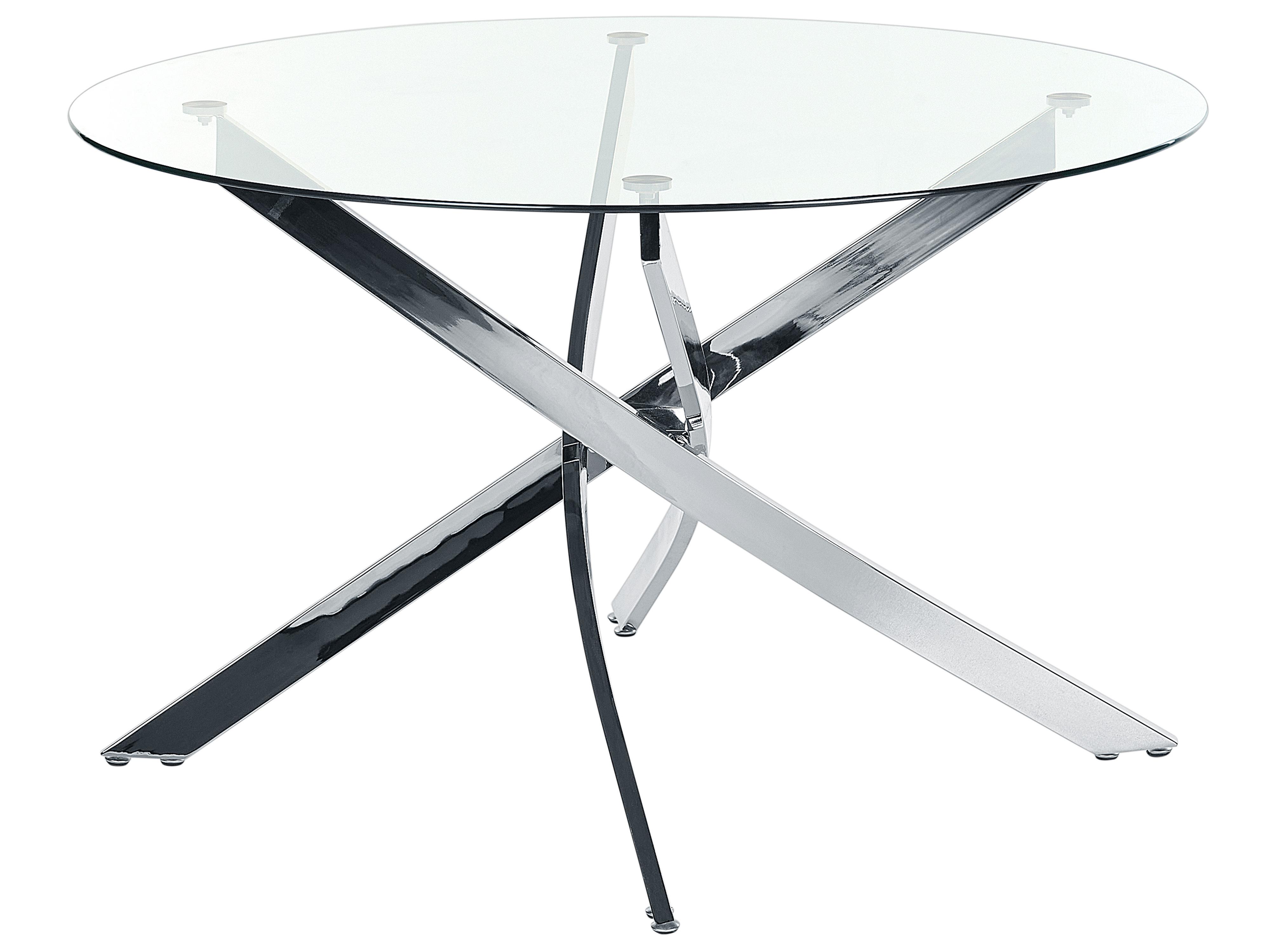 Eettafel MARAMO Zilver 120 cm Veiligheidsglas 120 cm