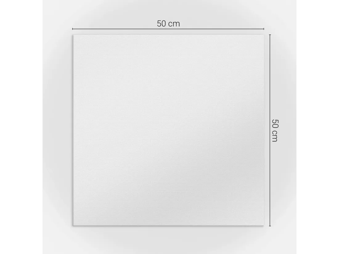 Panneaux muraux autocollants en vinyle imperméable - 4 x 50 x 50 cm - Couleur Gris