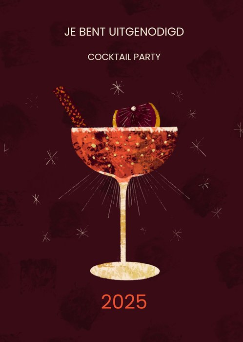 Greetz | Uitnodiging nieuwjaarsfeest | cocktail