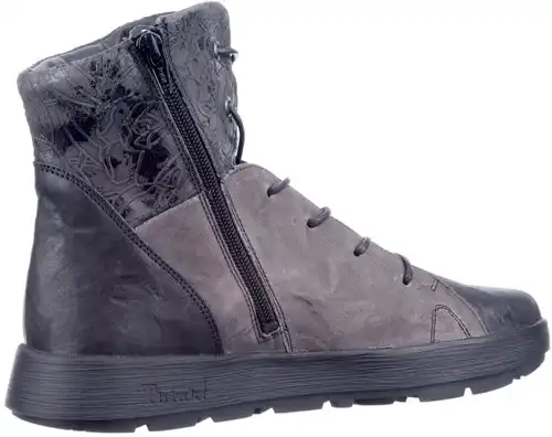 Think zwart combi 000734-0020 - maat 39 veterboot zwart combi - maat 39 Calandschoen