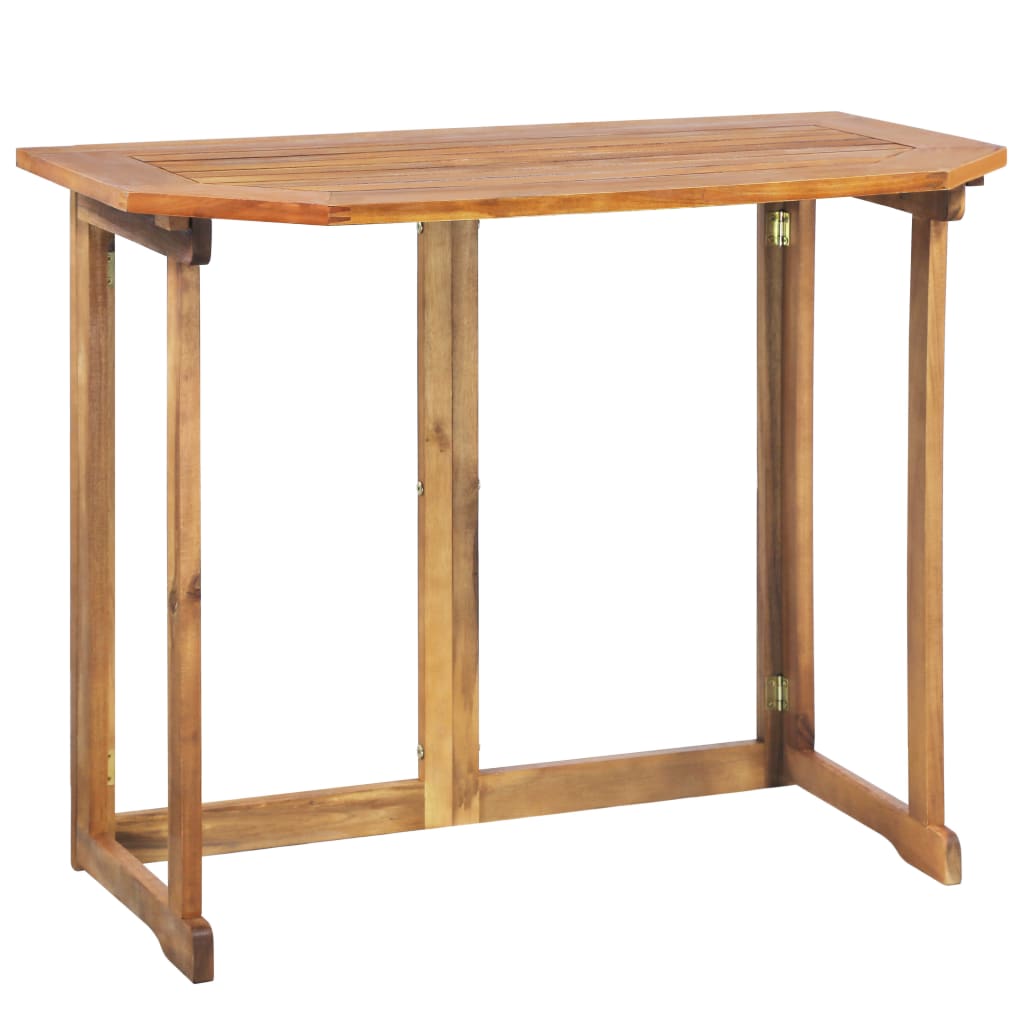 Mobilier de bistro 4 pièces bois d'acacia solide