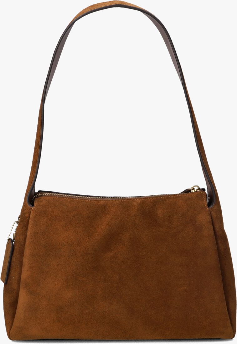 bruine coach schoudertas lola shoulder bag