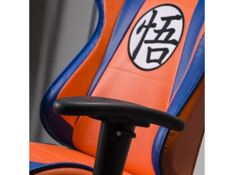 SuBsonic Dragon Ball Z - Spillestol - ergonomisk - armstøtter - T-formet - vippe - drejeled - syntetisk læder