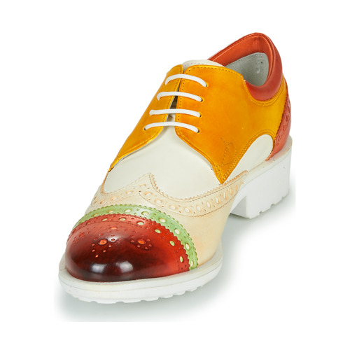 Melvin & Hamilton - AMELIE 85 - Blanc / Jaune / Marron