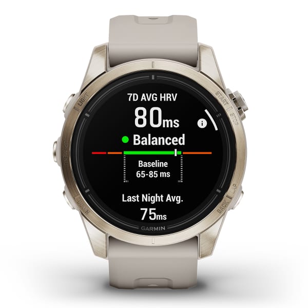 Montre cardio GPS GARMIN EPIX PRO (G2) 42MM SAPPHIRE SAPPHIRE SOFT GOLD LIGHT