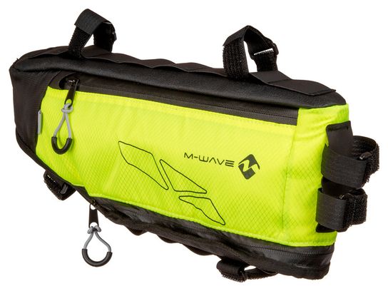 Sacoche de Cadre M Wave Rough Ride Triangle 4.2 L Jaune Fluo / Noir