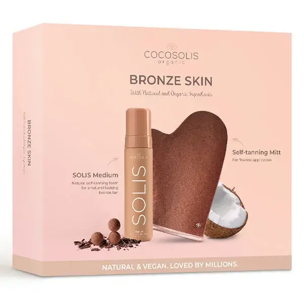 Kit Presente Cocosolis Bronze Skin - Autobronzeador + Luva Aplicadora - 200ml