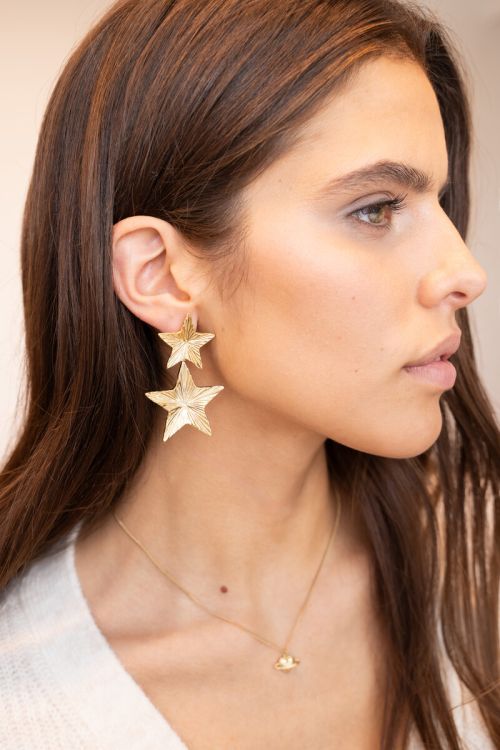 Starry oorhangers met statement sterren