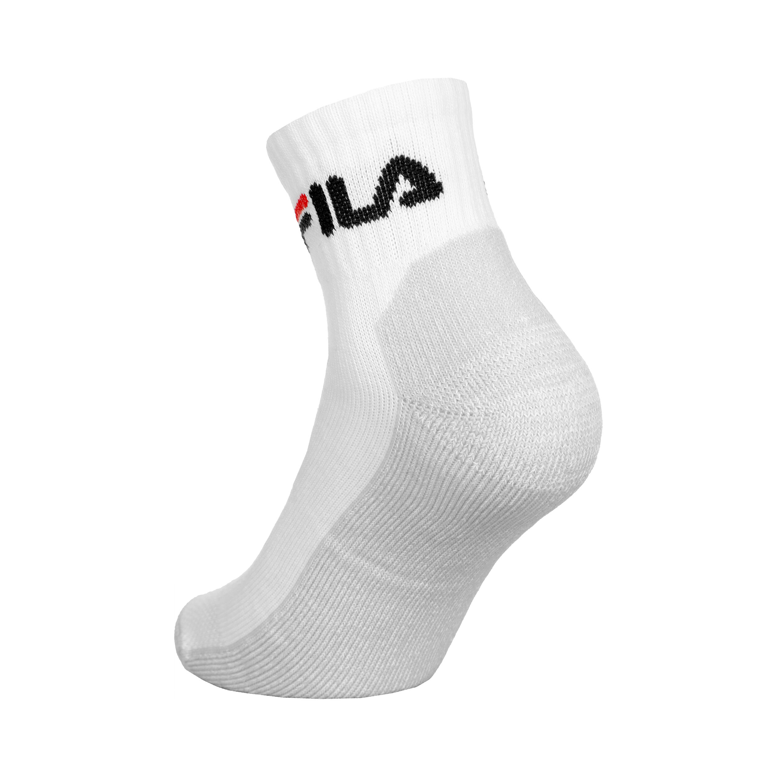 Fila Quarter Chaussettes De Sport - Blanc , Multicouleur