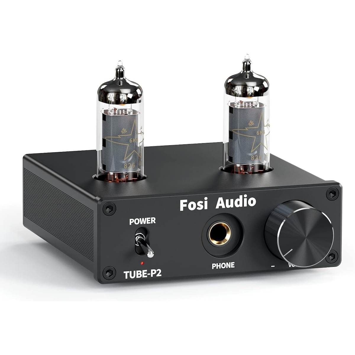 Fosi Audio P2 Hodetelefonforsterker Vakuumrør Hodetelefonforsterker Mini Hi-Fi Stereo Audio