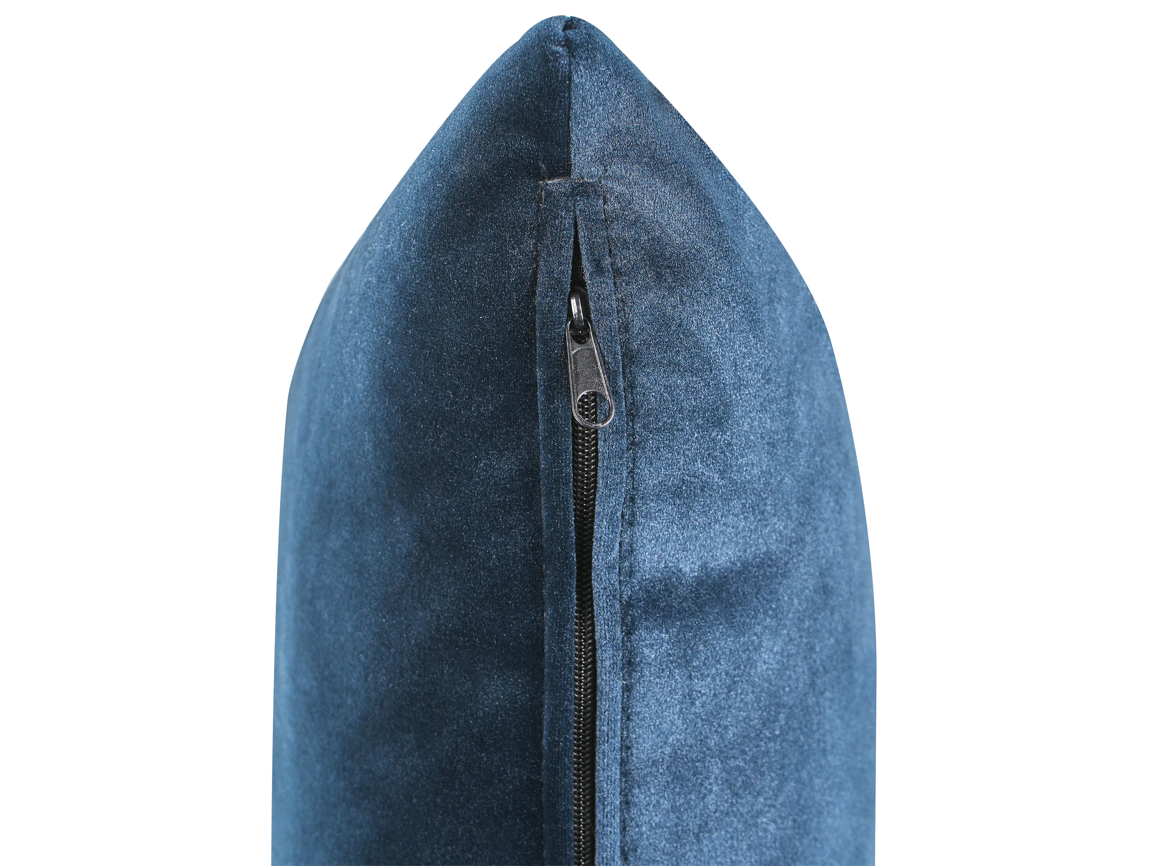 Bankenset 5-zits LUVOS Fluweel Donkerblauw