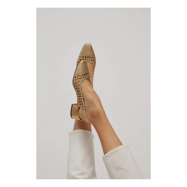 Souliers Martinez Sandales Nova Tarragona | Doré